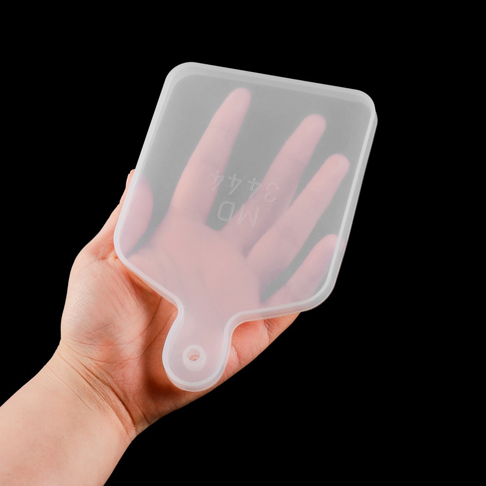 1 khuôn silicone làm khay đựng trái cây hình chữ nhật/tròn DIY