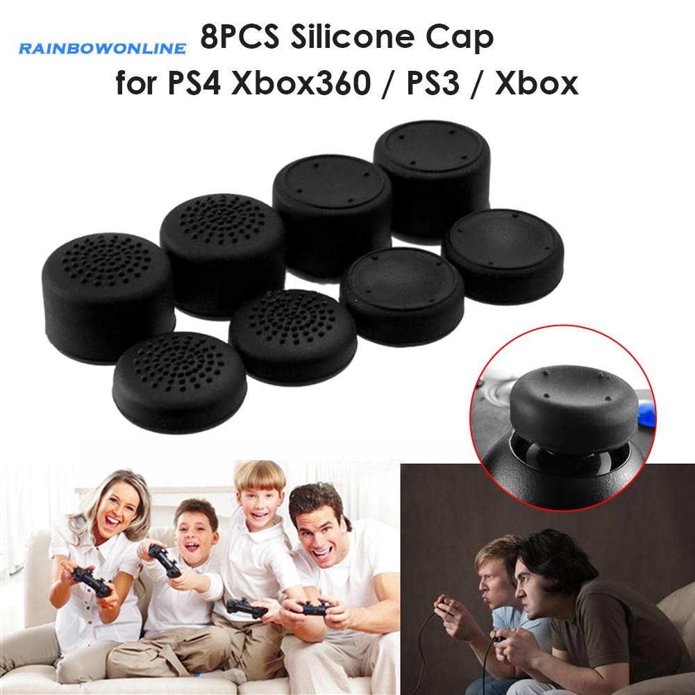 Set 8 Nút Silicon Bọc Nút Bấm Tay Cầm Chơi Game Ps4 / Xbox 360 / Ps3 / Xbox