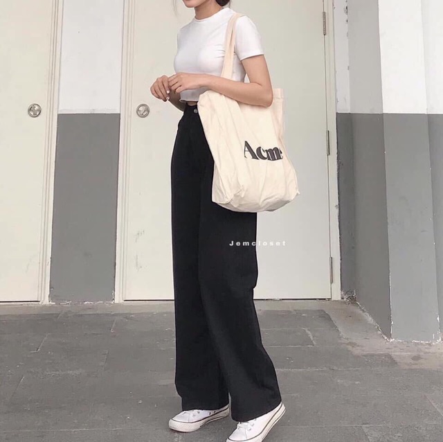 QUẦN KAKI ỐNG RỘNG LƯNG CAO (VIDEO + HÌNH THẬT) | BigBuy360 - bigbuy360.vn