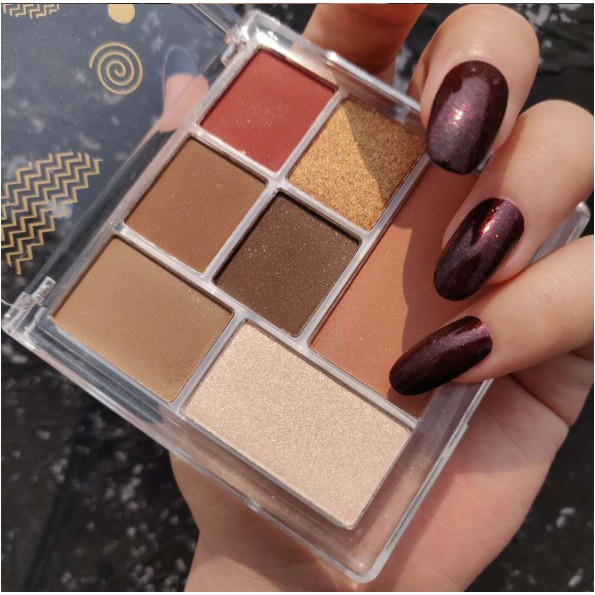 Bảng phấn mắt GUICAMI 7 màu ánh nhũ lấp lánh | BigBuy360 - bigbuy360.vn