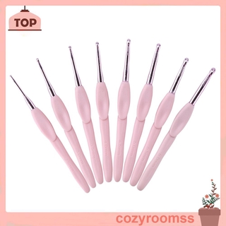 8 Chiếc móc đan len bằng nhôm để làm đồ thủ công 
