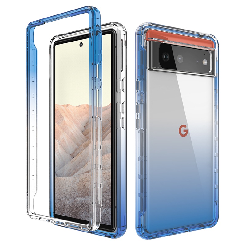 Bao Da Điện Thoại Chống Sốc Màu gradient Cho google pixel 6 / pixel 6 pro Ốp