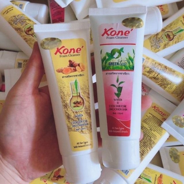 sữa rửa mặt trà xanh, nghệ kone’’ thái lan