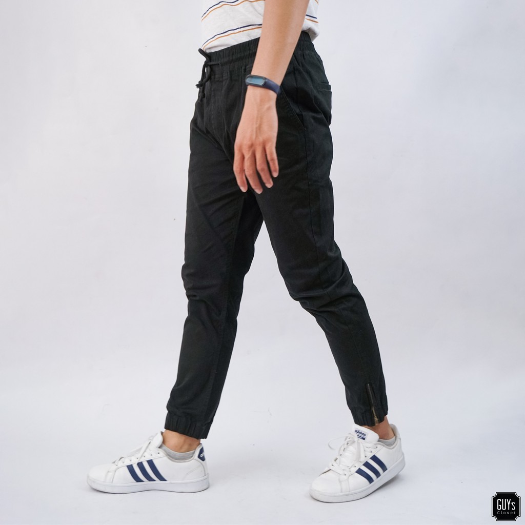 Quần kaki khoá kéo gấu quần - GUY's Closet