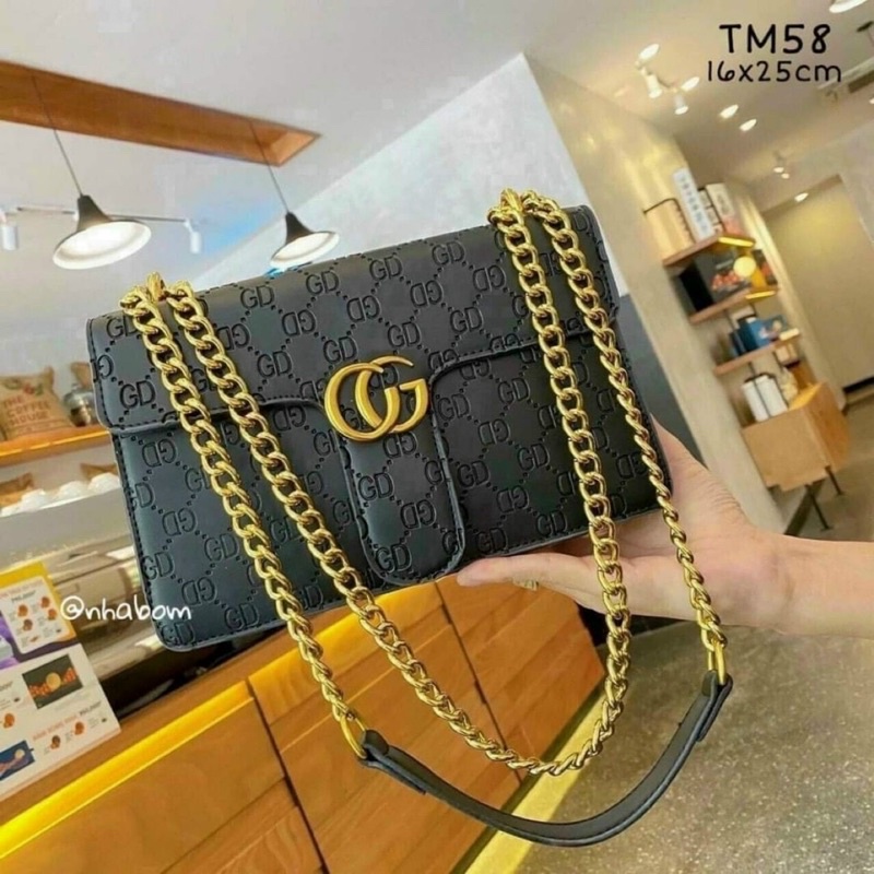 Túi Đeo Chéo Nữ Gc Pha Xích, Túi Xách Nữ Đeo Vai Giá Rẻ