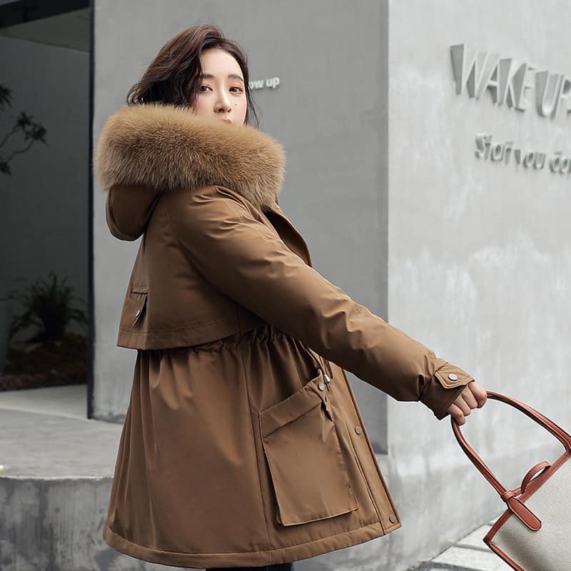 Áo Phao Parka Túi Hộp Màu Nâu Tây Sang Chảnho | BigBuy360 - bigbuy360.vn