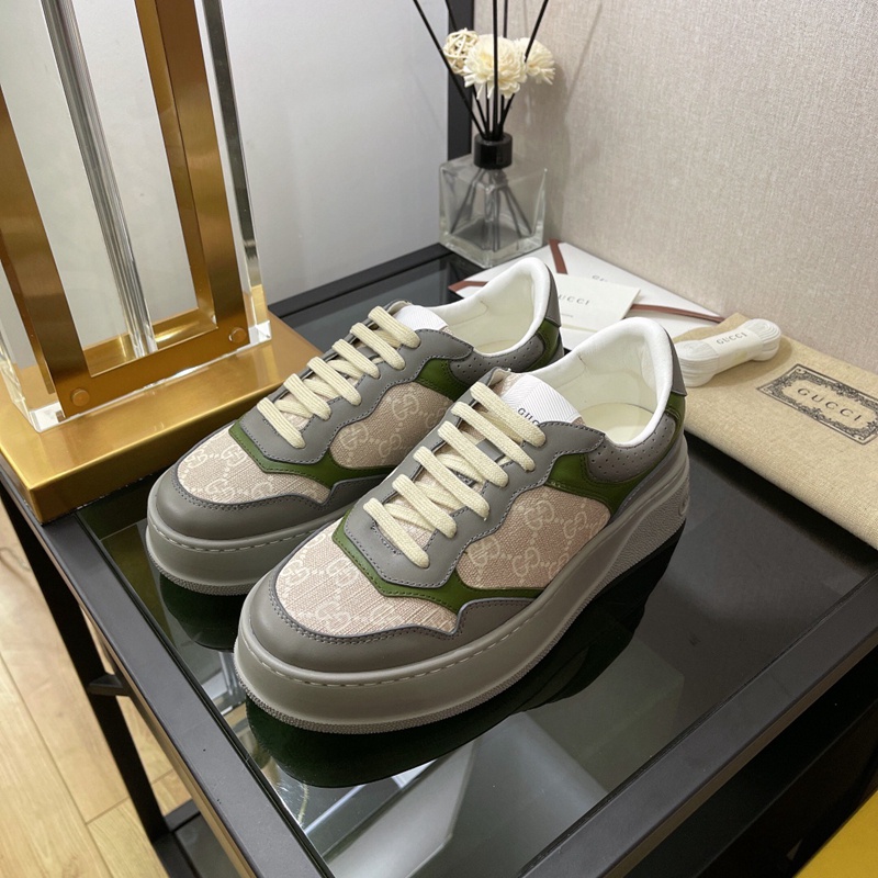 Giày Thể Thao Gucci Da Bò Đế Dày Thời Trang Cho Cặp Đôi