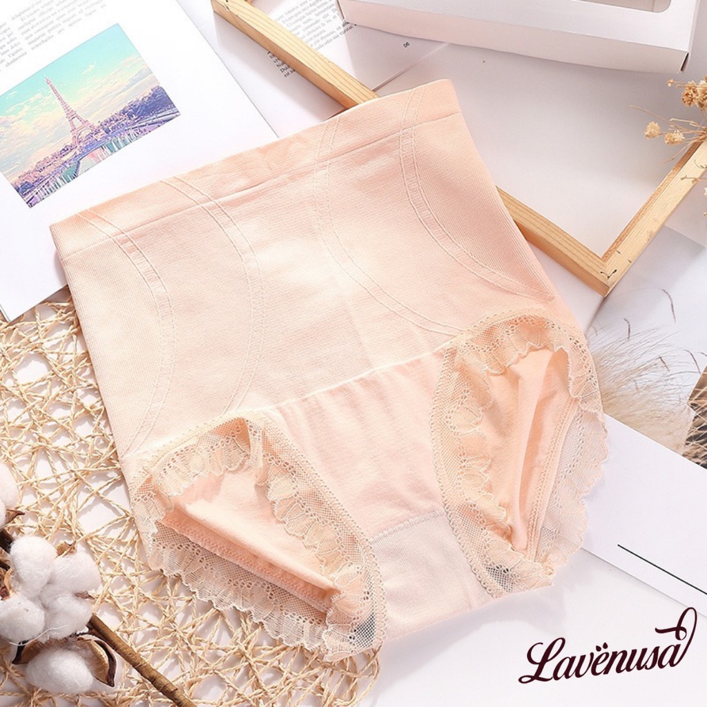 Quần lót nữ cạp cao gen bụng kháng khuẩn cao cấp nâng mông gợi cảm LAVENUSA QL56