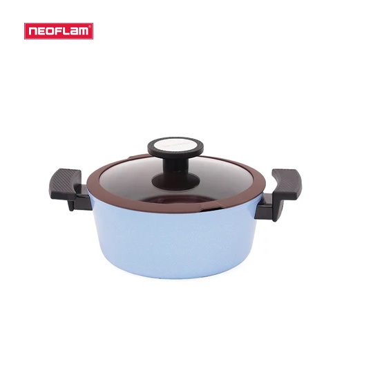 [Hàng chính hãng] Nồi sâu chống dính, bếp từ Neoflam Reverse 20cm, thể tích 2.3 lít, chống dính Daikin 4 sao