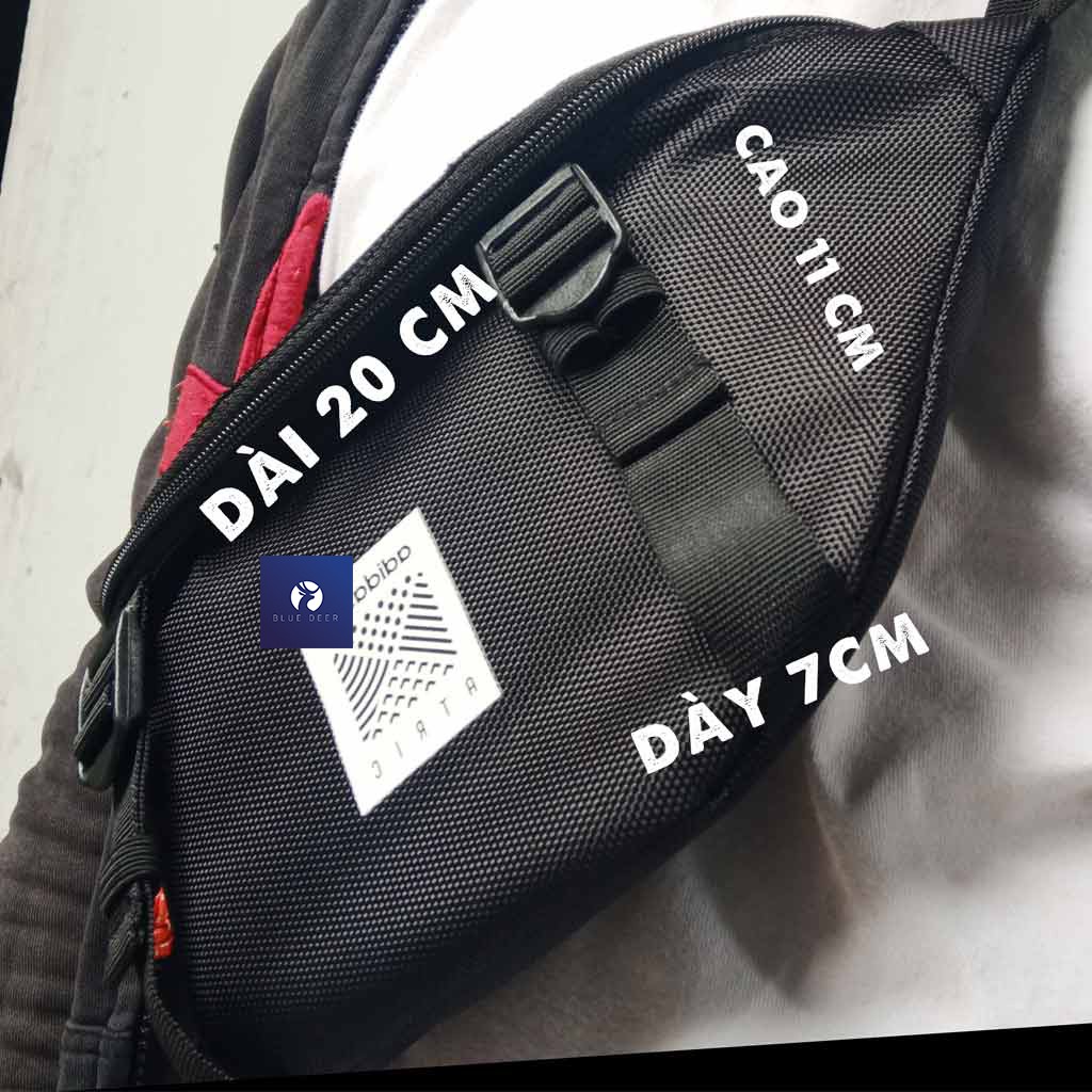 Túi Đeo Chéo ATRIC BUM BAG - CAM KẾT ẢNH THẬT - TẶNG PHỦ NANO - BLUE DEER