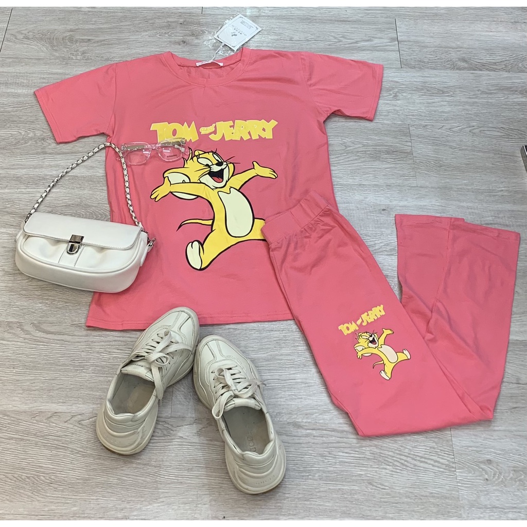 Sét bộ màu hồng in hình siêu cute(ẢNH THẬT) | BigBuy360 - bigbuy360.vn