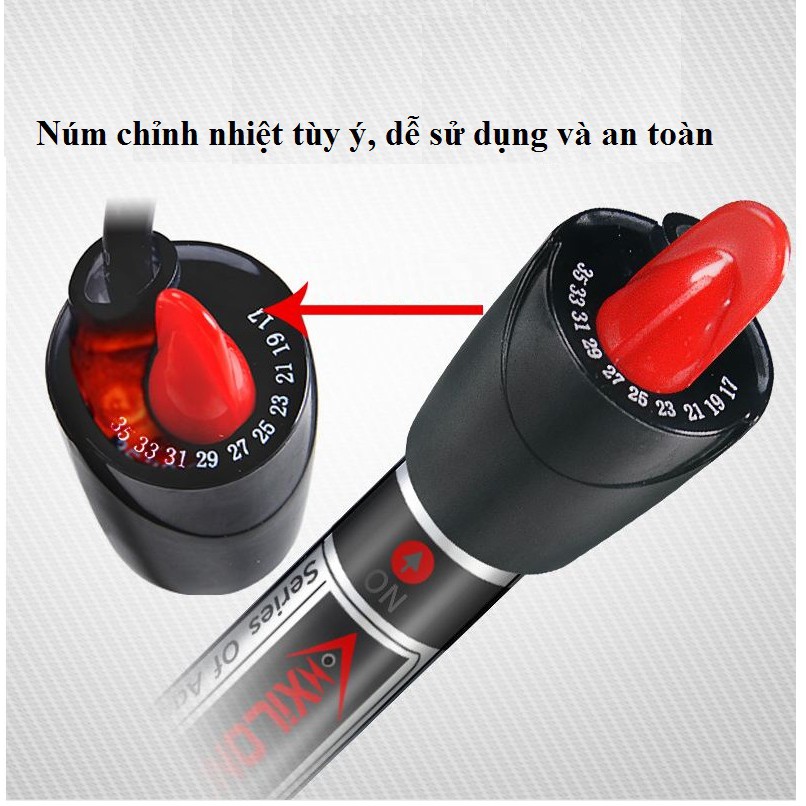 Thanh sưởi bể cá bằng inox Xilong có điều chỉnh nhiệt