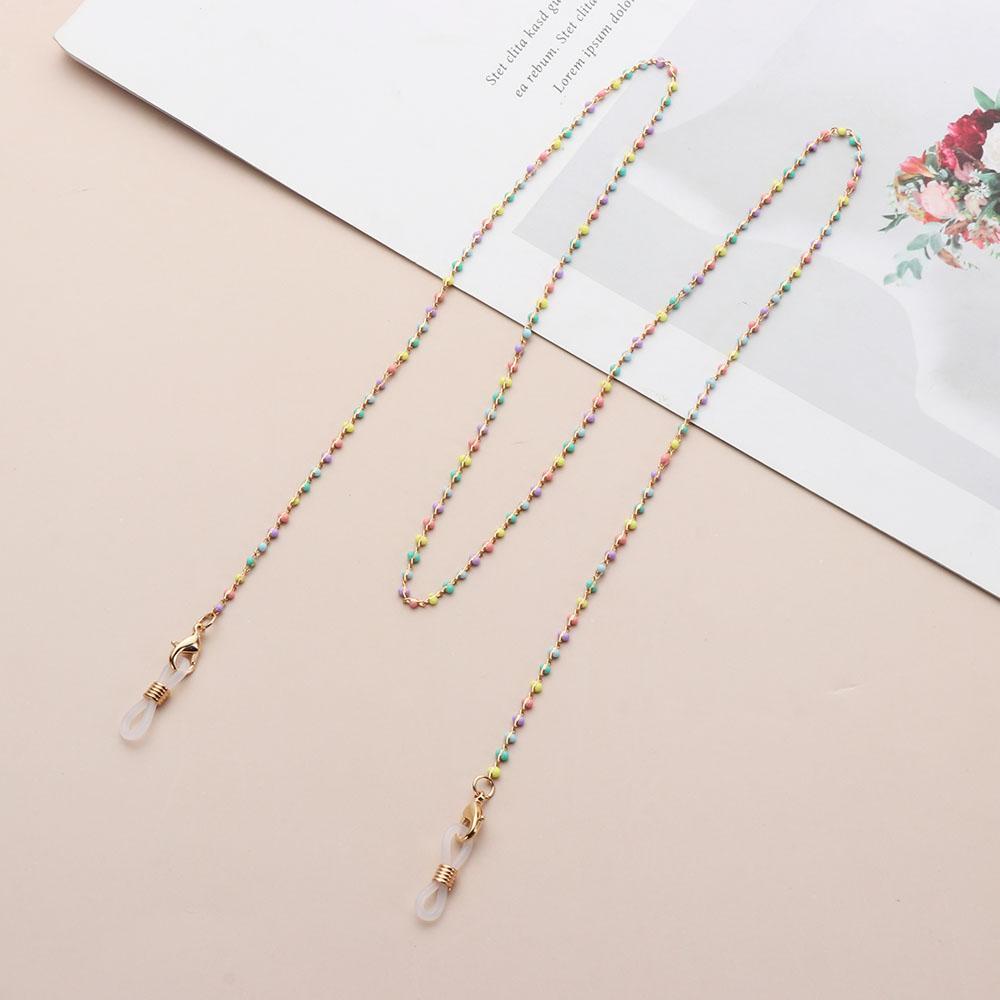 NEXTVN Kính Đọc Sách Phối Chuỗi Hạt Kim Loại Đeo Cổ Chống Thất Lạc Thời Trang