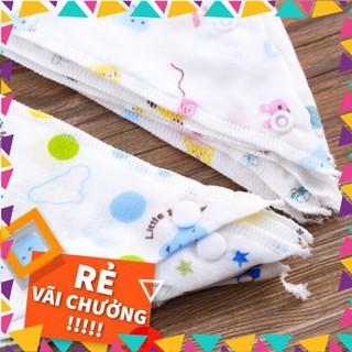 Yếm Xô Quàng Cổ Cài Nút Cho Bé