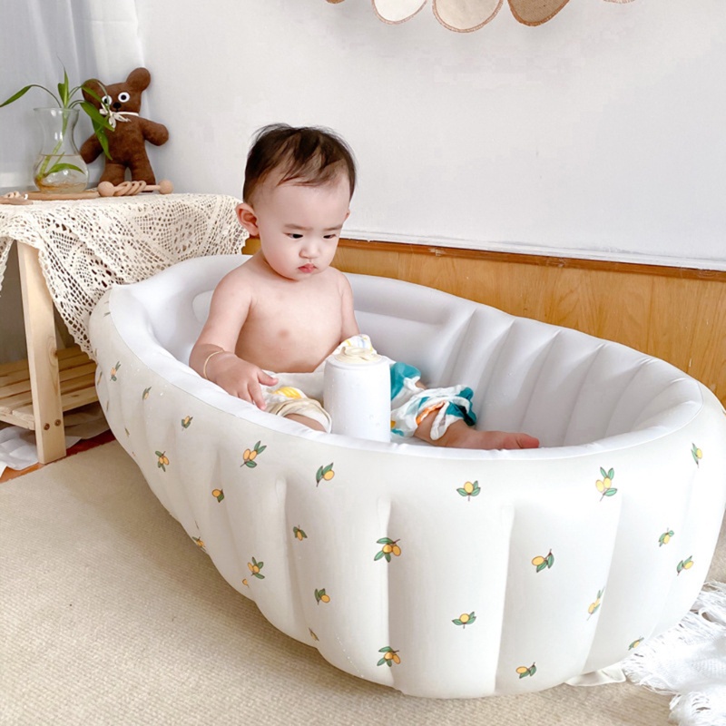 Bể bơi Bơm Hơi 90x55cm Chống Trượt Cho Bé Sơ Sinh