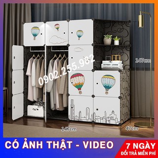 {NHIỀU LỰA CHỌN} TỦ NHỰA LẮP GHÉP 16 Ô ĐA NĂNG THÔNG MINH ĐỂ ĐỒ SÂU 47CM