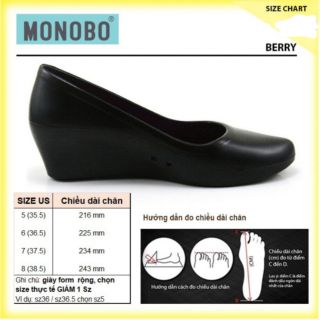 Giầy nhựa Thái Lan Monobo đế cao (FREE SHIP)