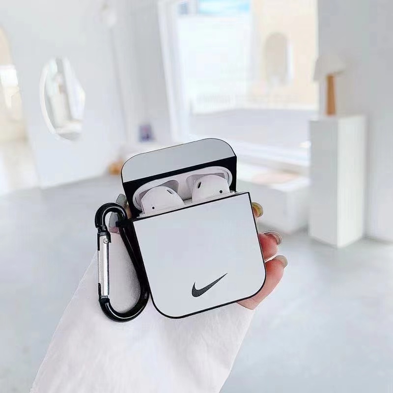 Vỏ Bảo Vệ Hộp Sạc Tai Nghe Bluetooth Không Dây AirPods 1 / 2 / Pro / 3 Chống Rơi Hình Nhãn Hiệu Lớn Đơn Giản