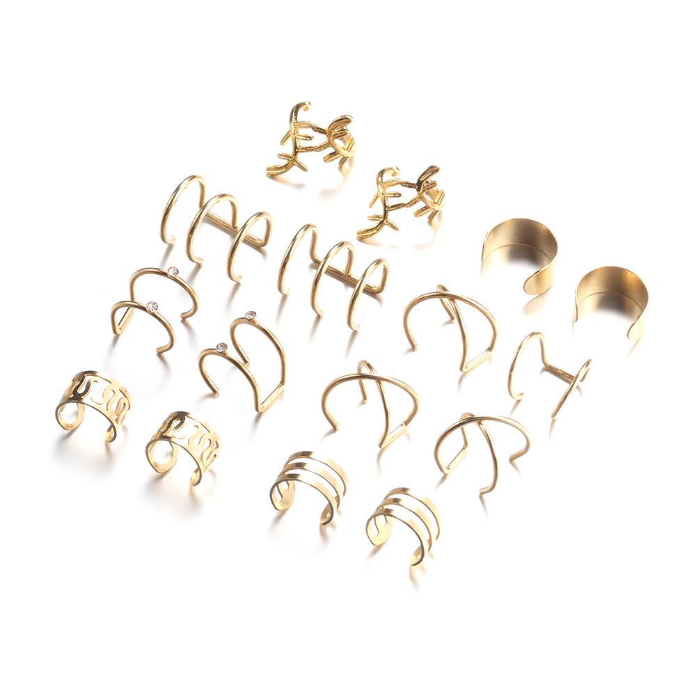 Set 5 / 8 Đôi Khuyên Tai Giả Xỏ Lỗ Thời Trang Cá Tính