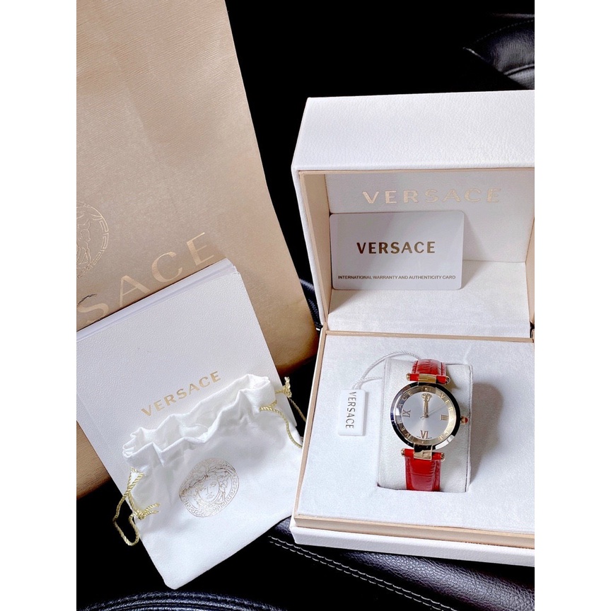 [FULL BOX] Đồng hồ nữ VERSACE REVIVE RED - 34mm- Máy Japan core -  Bảo hành 24 tháng | WebRaoVat - webraovat.net.vn