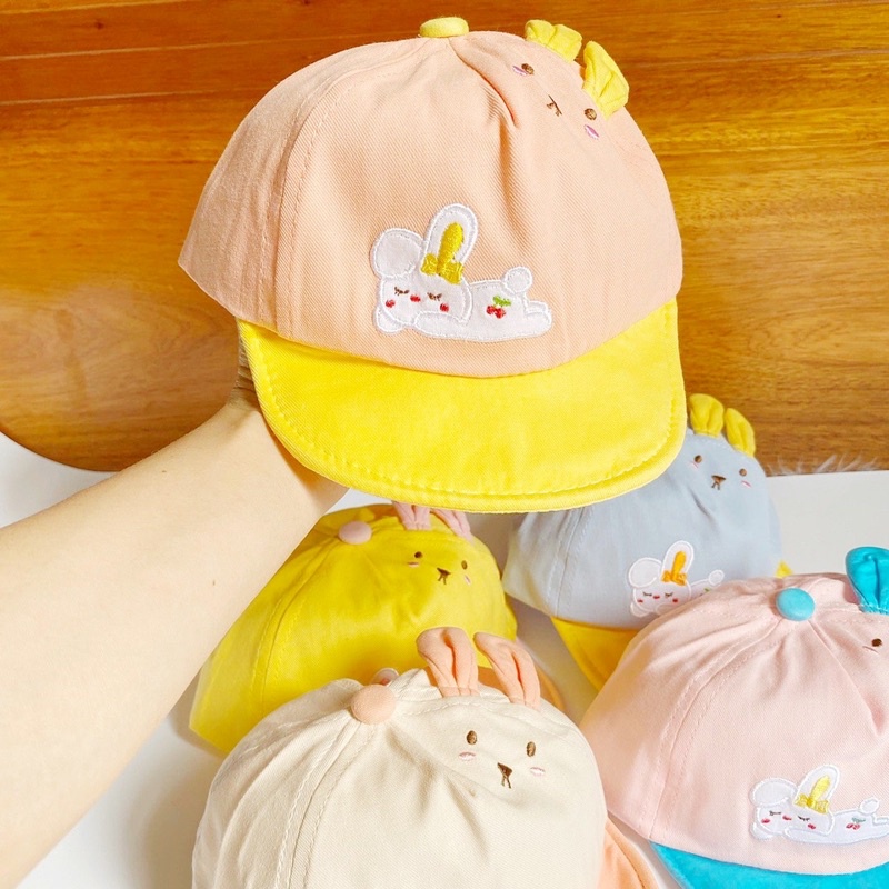 Mũ nón lưỡi trai cho bé từ 0 tháng đến 1 tuổi chứ vì 44-46cm