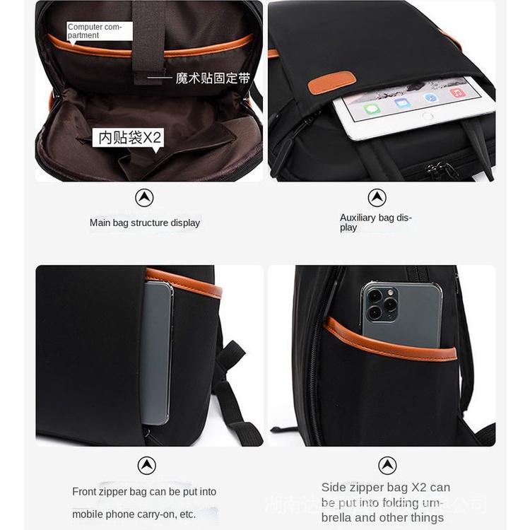 Balo đựng laptop nữ chống thấm nước 14 inch Ba lô Oxford