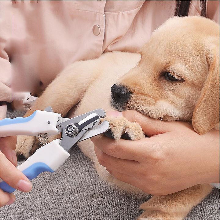 Kìm bấm móng hình cong cho chó và mèo - Có dũa mài móng