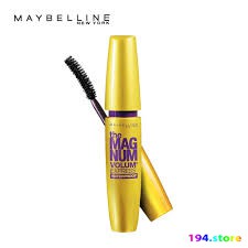 Mascara Maybeline Volum Express 7x( vàng) - Không lem - không nhòe - giúp hàng mi cong dài tự nhiên