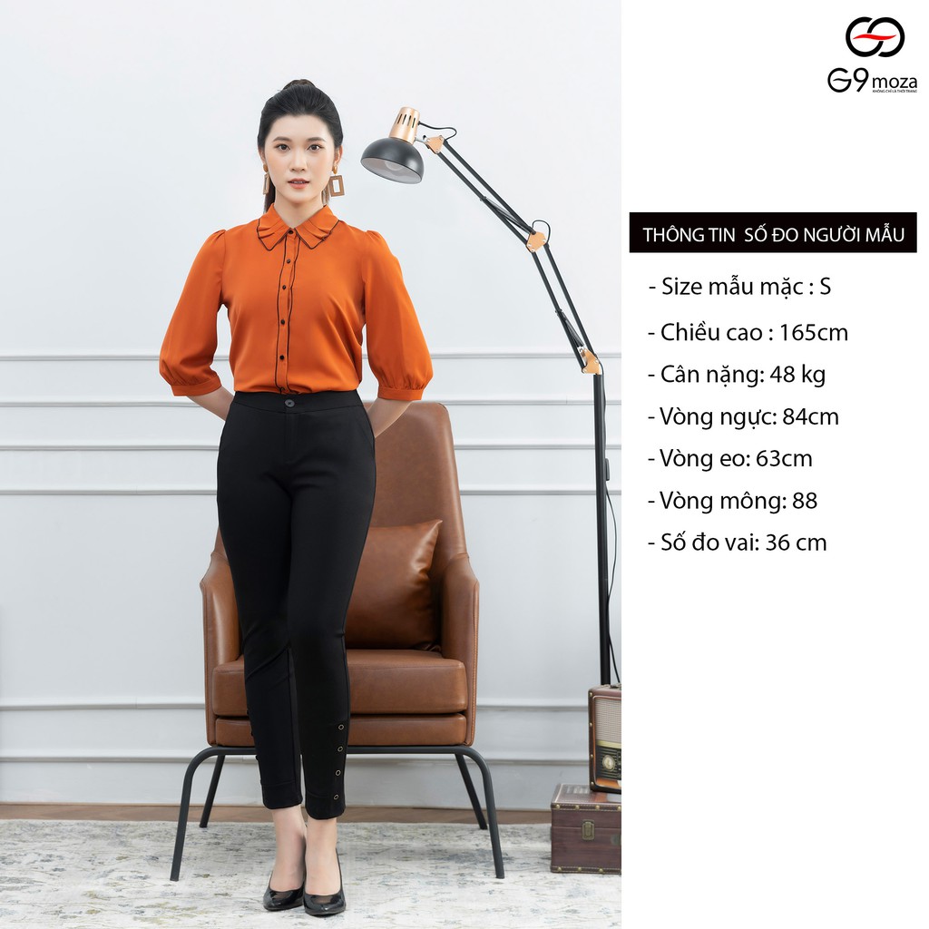 Quần legging  G9moza 9874  chất liệu U mì hàn tạo phong cách: Công sở, dạo phố, du lịch Trẻ trung ngọt ngào nữ tính | WebRaoVat - webraovat.net.vn