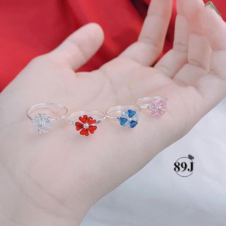Nhẫn bạc ta cho bé siêu xinh - Hình bông tuyết