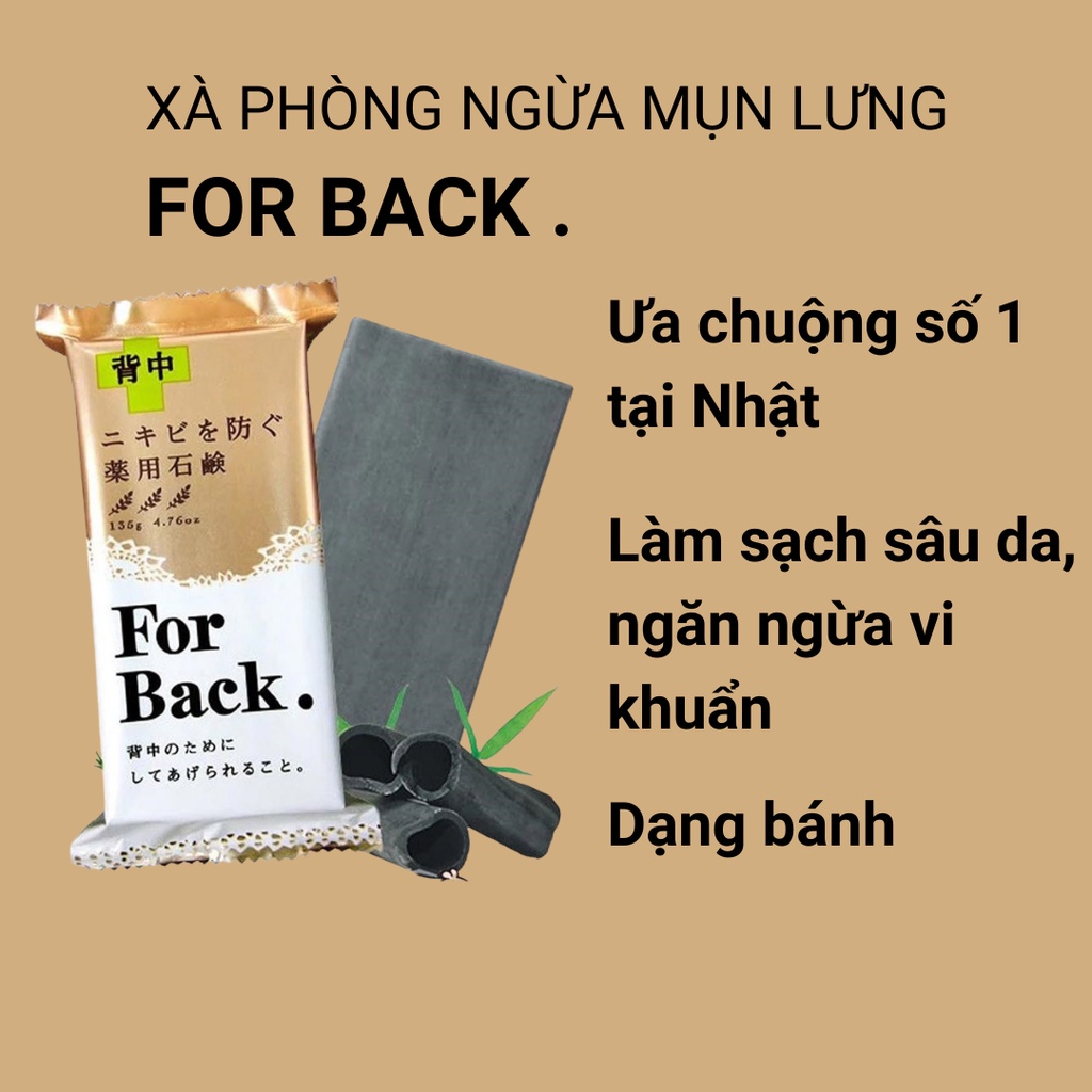 Xà phòng ngừa mụn lưng For Back Nhật Bản