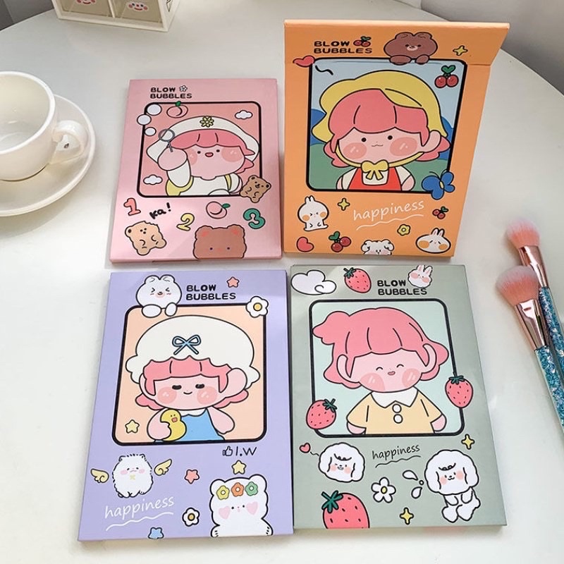 Gương giấy gấp gọn để bàn hoặc bỏ túi mang theo
