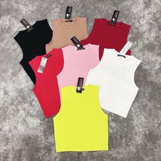 (Ảnh thật)Áo thun ba lỗ croptop Nữ Basic mùa hè Chocomy Shop