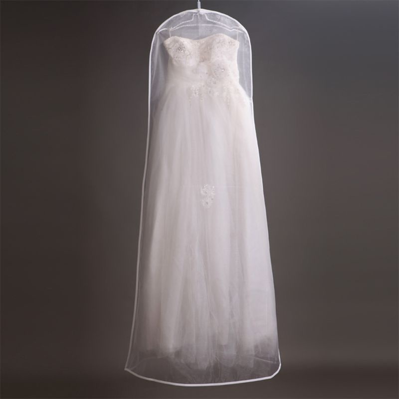 Áo Choàng Cưới Dáng Chữ A Bán Trong Suốt Chống Bụi 160cm