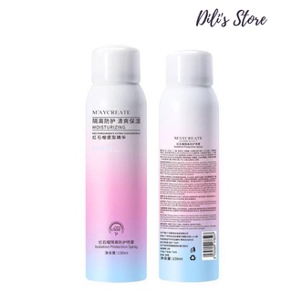 Xịt chống nắng trắng da maycreata 150ml