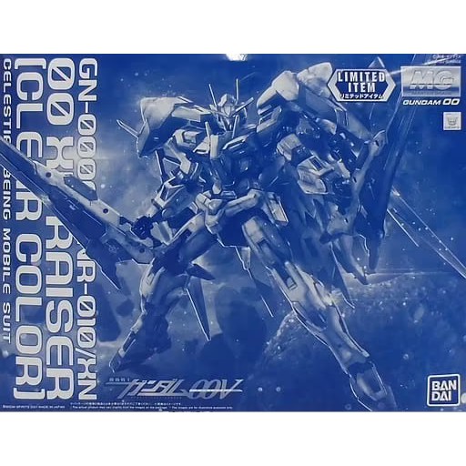 Mô Hình Gundam MG 00 Raiser XN Clear Color P-BANDAI 1/100 Bandai Master Grade Đồ Chơi Lắp Ráp Anime Nhật