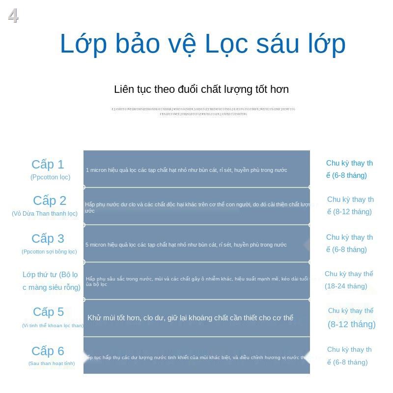 Máy lọc nước Nam cực Trang chủ tại vòi uống trực tiếp Bộ dưới nhà bếp siêu sáu cấp