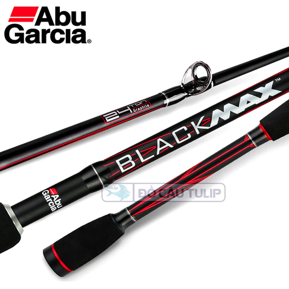 Cần Câu Máy Ngang ABU BLACK MAX - Cân Câu Lure , Cần Câu 2 Khúc SIZE 2M1, 2M4 ĐỒ CÂU TULIP