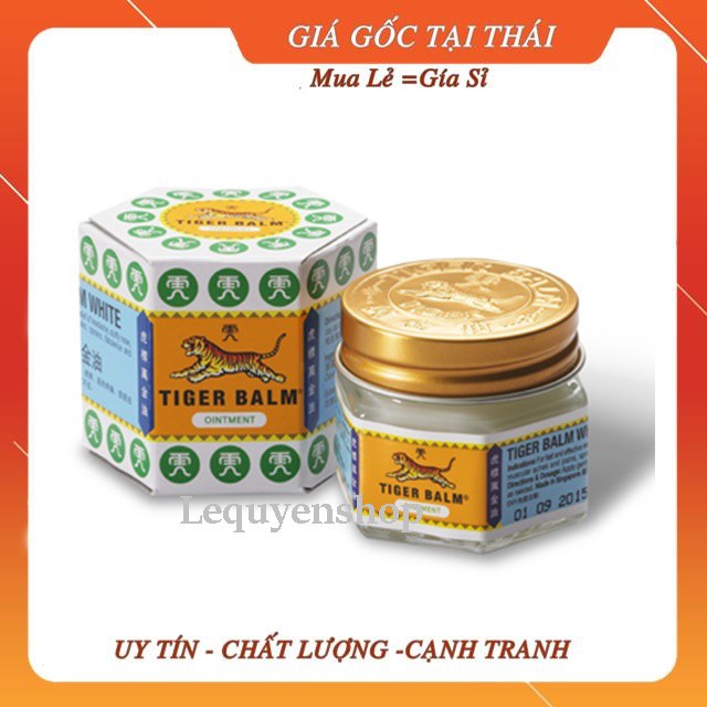 [hàng chính hãng]Dầu Cù Là Trắng Con Hổ TIGER BALM 19.4GR