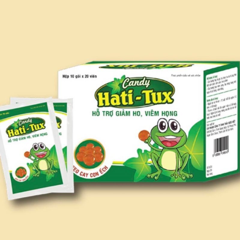 KẸO HATI TUX giảm hộ rát họng hộp 20 gói