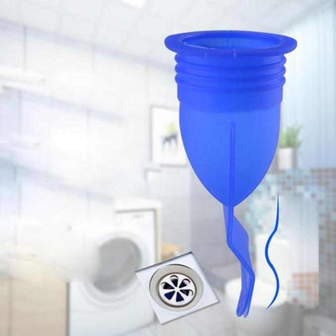 🌸Nút cống Xanh Phụ kiện Silicone chống mùi hôi ngăn vi khuẩn trào ngược lên,ngăn mùi hôi nhà vệ sinh, cống nước hiệu quả