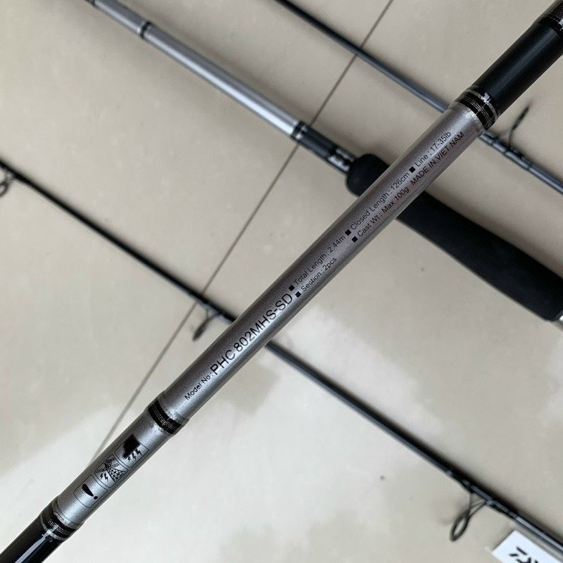 Cần câu 2 khúc siêu bạo lực daiwa phantom 2m4 và 2m7