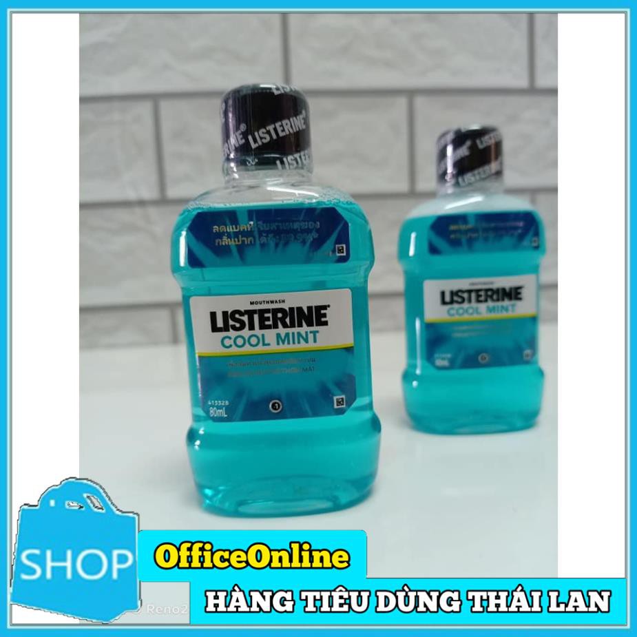 Nước Súc Miệng Listerine 80ml Thái Lan 💖HOT SALE💖