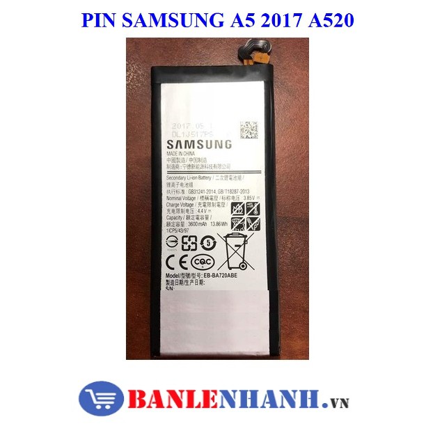 PIN SAMSUNG A5 2017 A520 [PIN NEW 100%, ZIN ]