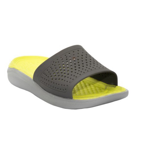 Dép lê cross literide slide nam cross nữ Hottrend LTRLE05 xám chuối