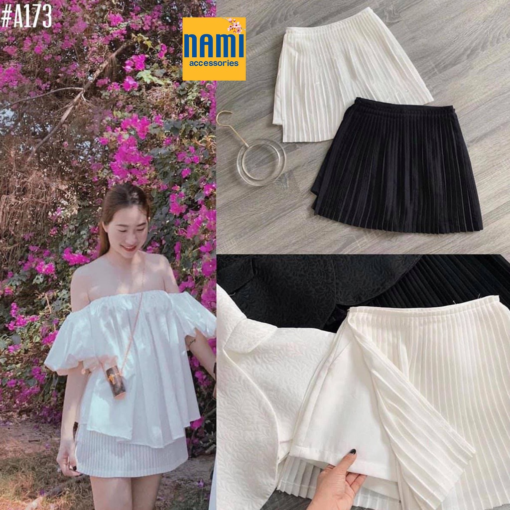 CHÂN VÁY DẬP LY NHÍ BEST HOT HIT XINH VÔ ĐỐI PHỐI GÌ CŨNG ĐẸP - QANU388