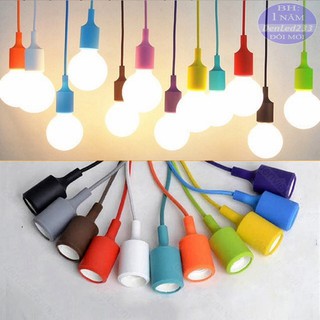 DÂY ĐÈN THẢ NHỰA DÀI 1M, ĐUI E27