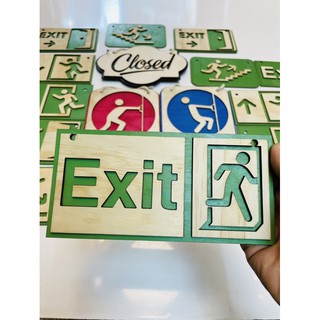 Bảng gỗ : EXIT