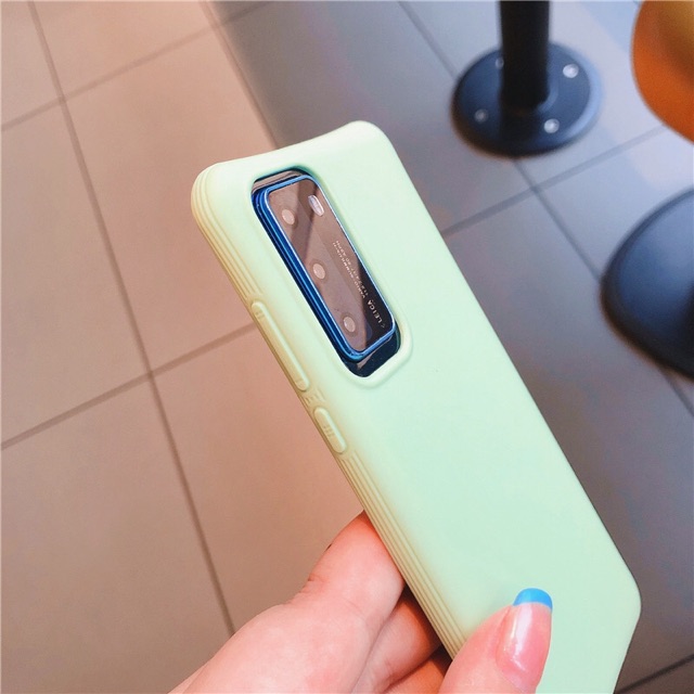 Ốp lưng Galaxy Note 20, Note 20 Ultra màu trơn cạnh sọc