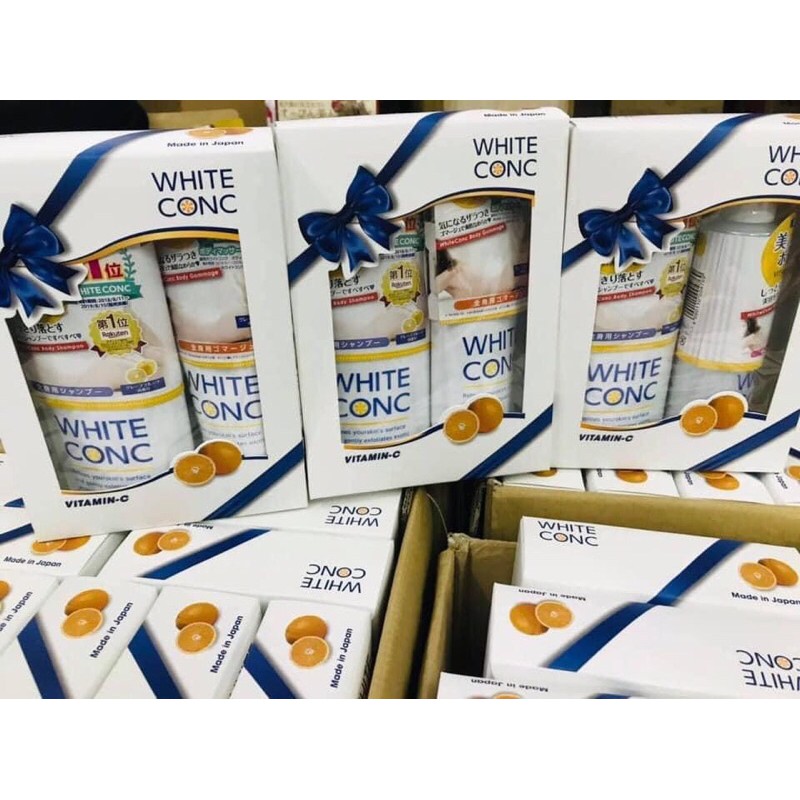 Set quà tặng dưỡng trắng da White Conc  Nhật bản